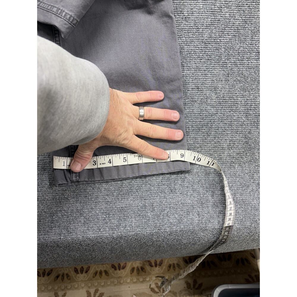 Hollister Low Rise Baggy Cargo Pants Women’s Size 000R Gray Grunge Distressed - Picture 8 of 11